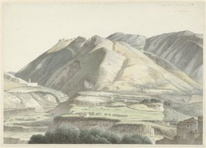 Italian Landscape Near Subiaco by Josephus Augustus Knip