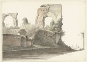 Nero’s Aqueduct in Rome by Josephus Augustus Knip