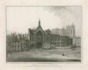 Buildings on the South Side of New Palace Yard by Joshua Bryant