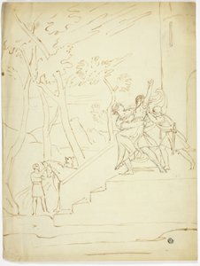 Abduction of Helen by Joshua Cristall