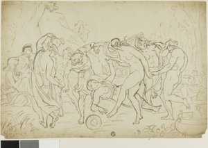 Bacchanale by Joshua Cristall