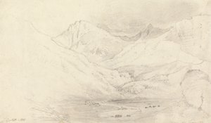 The Valley of Nant Ffrancon, Caernarvonshire