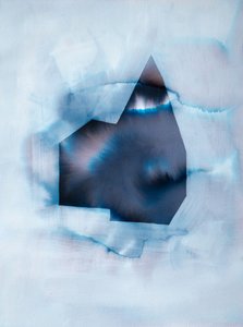 Abstract Indigo Mountain by Joshua Hoskins