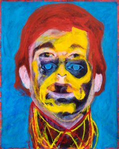 Colorful Abstract Portrait by Joshua Hoskins