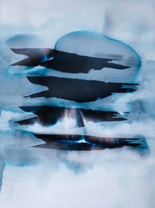 Ethereal Blue Ink Flow