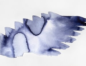Fluid Indigo Watercolor