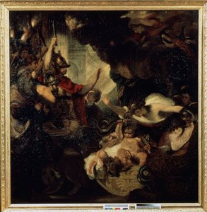 The Infant Hercules Strangling the Serpents