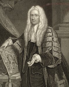 Portrait of Henry Fox, 1st Baron Holland, engraved by Henry Robinson by Joshua Reynolds