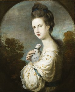 Portrait of Miss Juliet Langton Standing, Half Length, 1764 by Joshua Reynolds