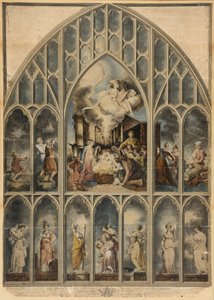 The Reynolds Window Depicting the Seven Virtues