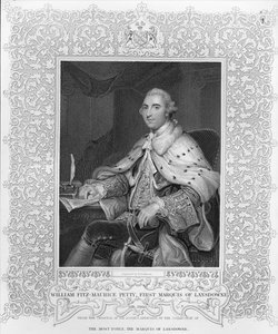 William Fitz-Maurice Petty, First Marquis of Lansdowne, engraved by H. Robinson by Joshua Reynolds