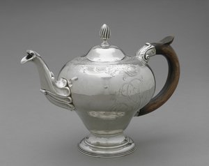 Teapot, 1755-75 by Joshua Richardson