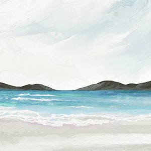 Calm Coastal Horizon by Josie George