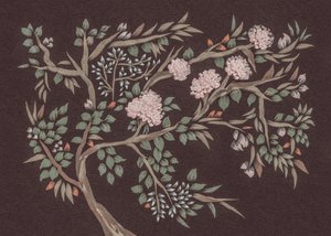Pink Flowering Tree by Josie George