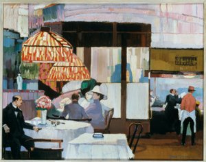 In a Coffeehouse by Josse Goossens