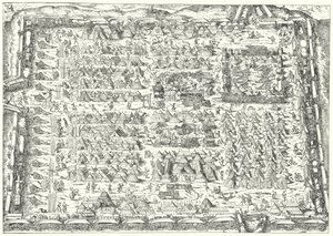 Military encampment in the 16th Century