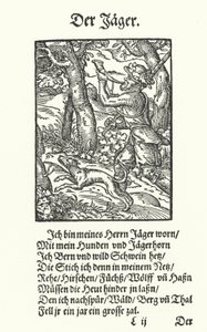 The Hunter by Jost (after) Amman