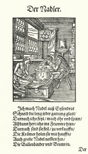 The Needle Maker by Jost (after) Amman