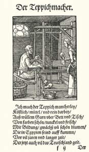 The Tapestry Weaver by Jost (after) Amman