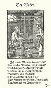 The Weaver by Jost (after) Amman