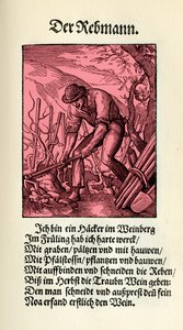 The Winegrower by Jost (after) Amman