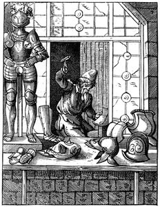Armourer, 16th century by Jost Amman