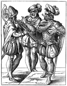 Flute and Cornetto Players