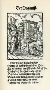Organist by Jost Amman