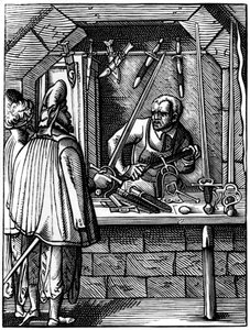 Sword maker by Jost Amman