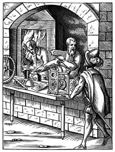 The Clockmaker by Jost Amman