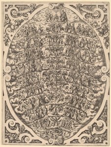 The Hierarchy of the Heavens by Jost Amman