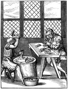 Thimble Makers, 16th century by Jost Amman