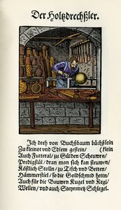 Wood Turner by Jost Amman