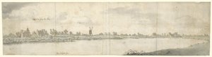 View of Kasteel Ooij, near Nijmegen, North Brabant