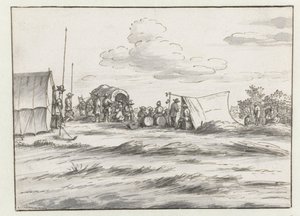 View of an Encampment of the Army of William III near Leuven