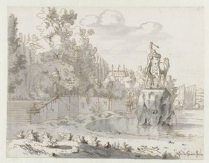 View of an Italianate Garden
