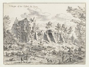 View of the Keizersberg near Leuven by Josua de Grave