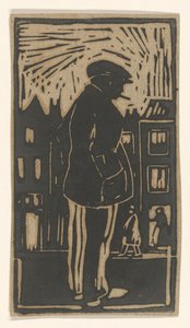 Standing Man in a Street