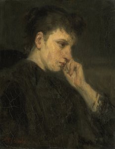Melancholy by Jozef (1824-1911) Israels