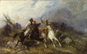 Caucasian Battle by Jozef Brandt