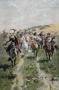 Ukrainian Cossack bridal procession