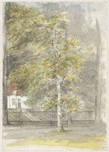 Tree in Front of a Country House Gate by Jozef Israëls