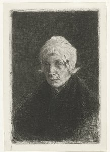 Old Woman from Katwijk (Old Mary) by Jozef Israëls