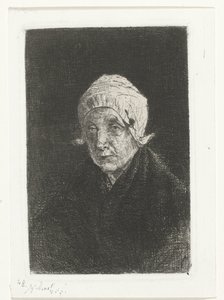 Old Woman from Katwijk by Jozef Israëls