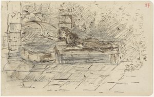 Reclining Woman by a Spring