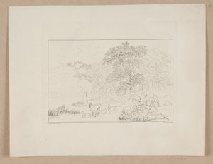 Horses by a Lake by Jørgen V. Sonne