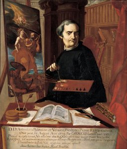 Portrait of Acisclo Antonio Palomino de Castro y Velasco by Juan Bautista Simo