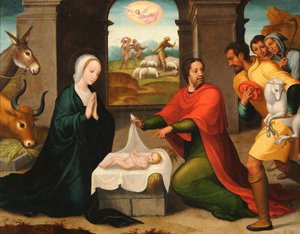 The Adoration of the Shepherds by Juan Correa de Vivar