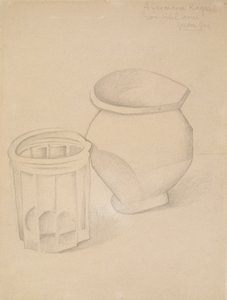 Glass and Vase by Juan Gris