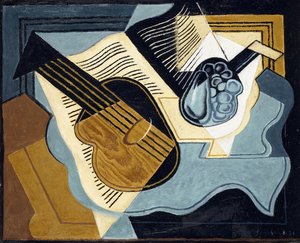 Guitar and Fruit-bowl